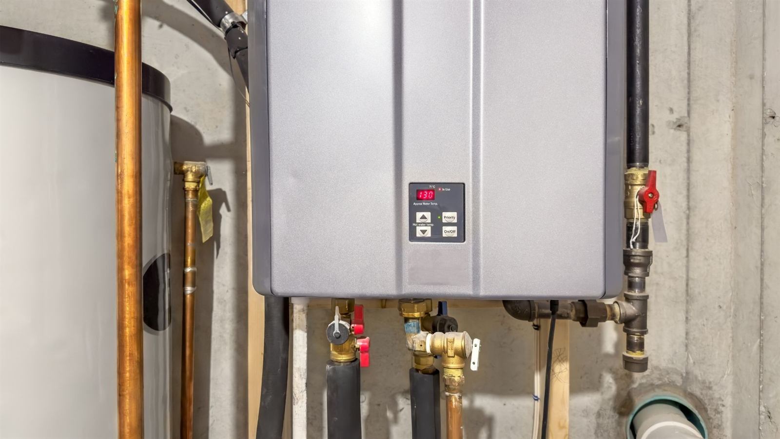 Tankless Water Heaters service from Central Piedmont Plumbing and Septic near Reidsville, NC